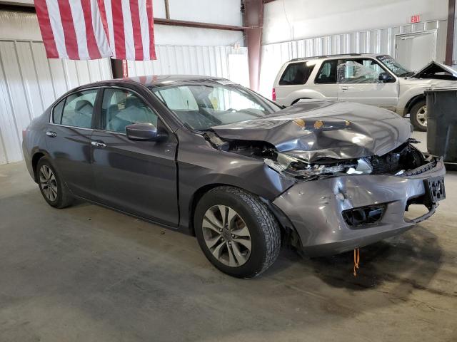 1HGCR2F34DA180147 - 2013 HONDA ACCORD LX GRAY photo 4