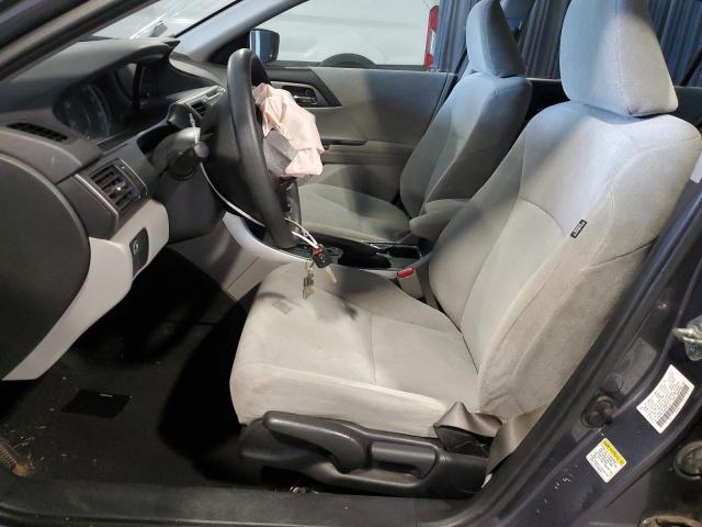 1HGCR2F34DA180147 - 2013 HONDA ACCORD LX GRAY photo 7