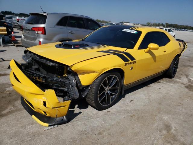 2C3CDZFJ6HH501699 - 2017 DODGE CHALLENGER R/T 392 YELLOW photo 1