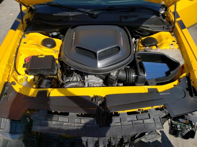 2C3CDZFJ6HH501699 - 2017 DODGE CHALLENGER R/T 392 YELLOW photo 11