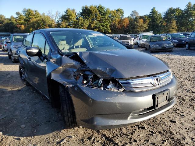 JHMFB4F22CS003364 - 2012 HONDA CIVIC HYBRID GRAY photo 4