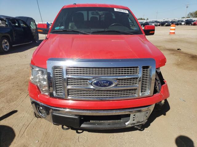 1FTFW1ET5CFD06209 - 2012 FORD F150 SUPERCREW RED photo 5