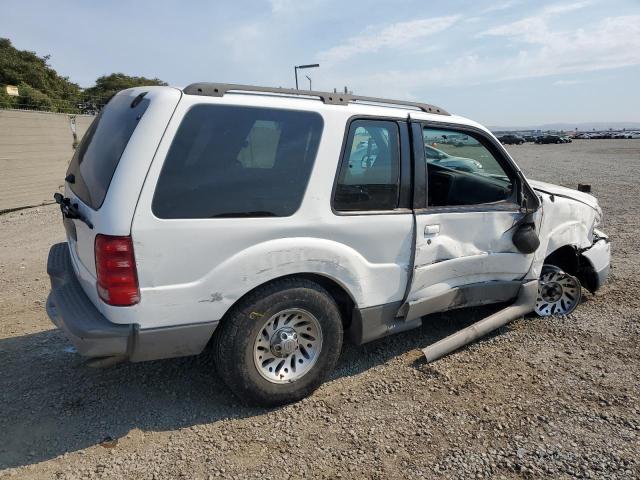 1FMYU60E91UA43330 - 2001 FORD EXPLORER SPORT WHITE photo 3