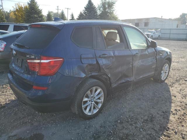 5UXWZ7C36H0V86499 - 2017 BMW X3 SDRIVE28I BLUE photo 3