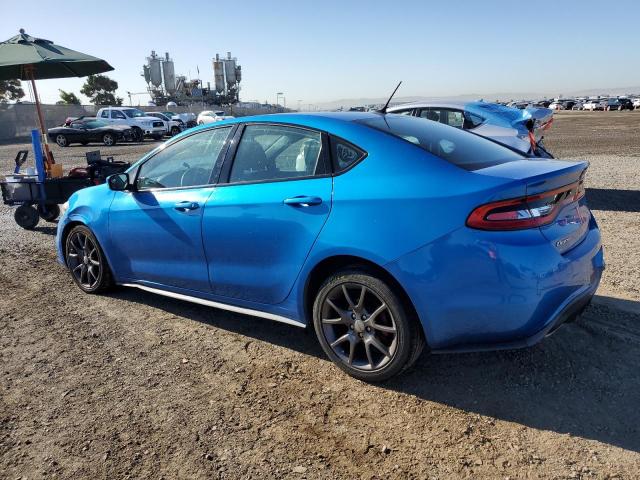 1C3CDFBB8FD346256 - 2015 DODGE DART SXT BLUE photo 2