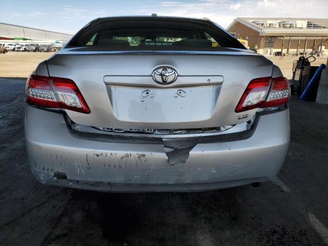 4T4BF3EK7BR089761 - 2011 TOYOTA CAMRY BASE SILVER photo 6