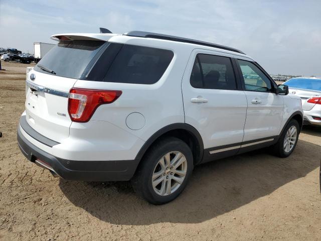 1FM5K8DH2JGA55519 - 2018 FORD EXPLORER XLT WHITE photo 3