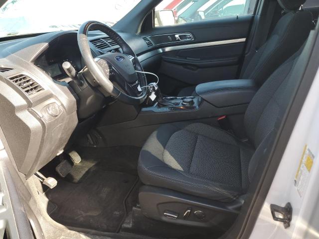 1FM5K8DH2JGA55519 - 2018 FORD EXPLORER XLT WHITE photo 7