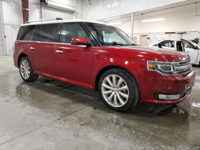 2FMHK6D82DBD12708 - 2013 FORD FLEX LIMITED RED photo 4