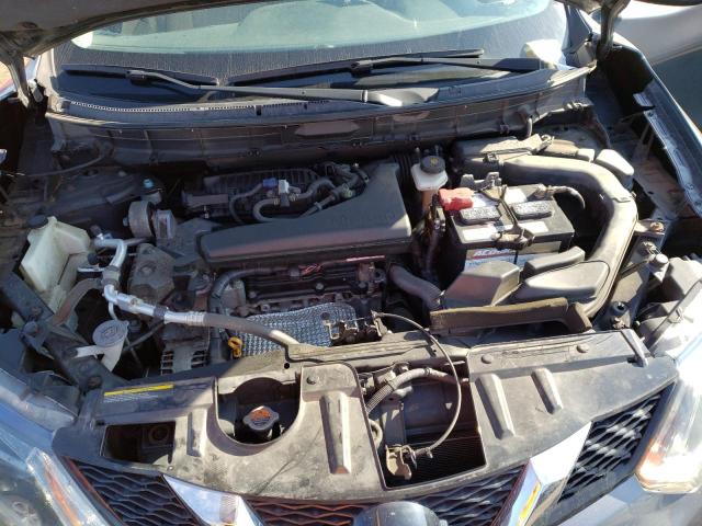 5N1AT2MT5EC819390 - 2014 NISSAN ROGUE S GRAY photo 12