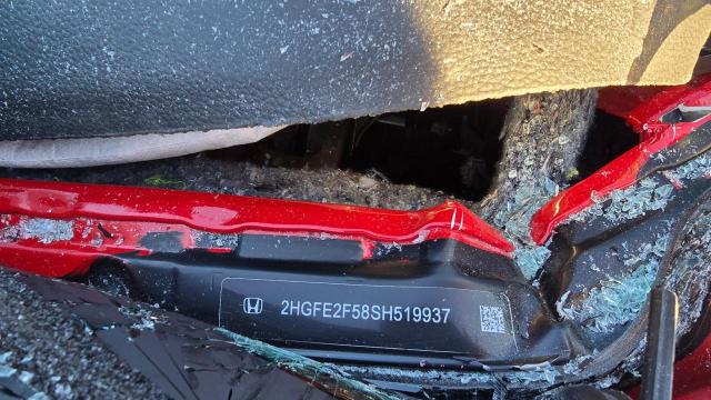 2HGFE2F58SH519937 - 2025 HONDA CIVIC SPORT 红色 照片 12