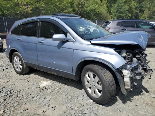 JHLRE38758C040664 - 2008 HONDA CR-V EXL BLUE photo 4