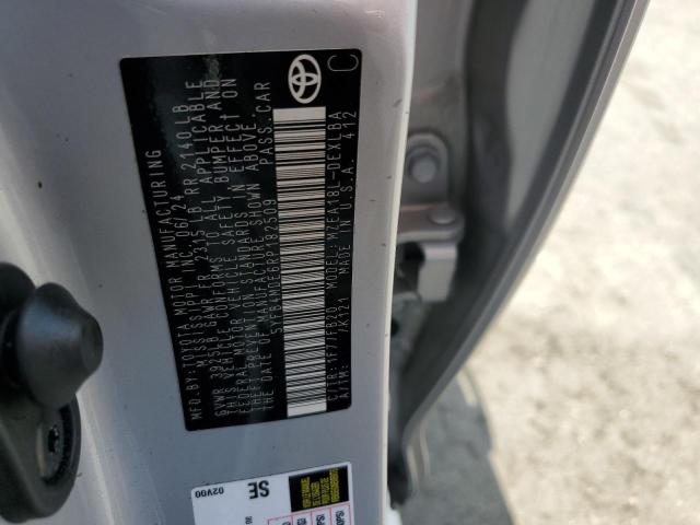 5YFB4MDE6RP182509 - 2024 TOYOTA COROLLA LE SILVER photo 12