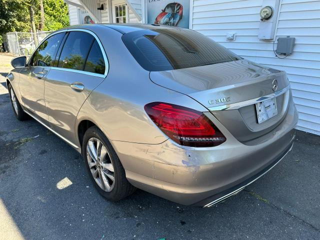 55SWF8EB8KU318095 - 2019 MERCEDES-BENZ C 300 4MATIC SILVER photo 2