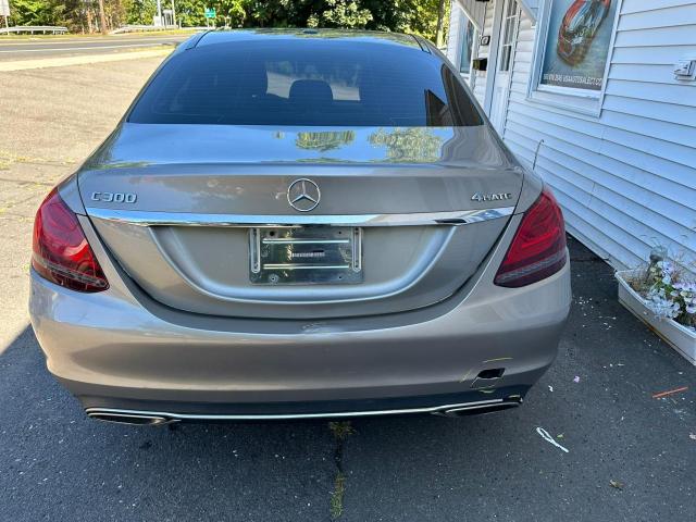 55SWF8EB8KU318095 - 2019 MERCEDES-BENZ C 300 4MATIC SILVER photo 6