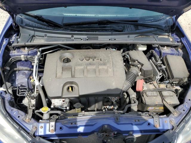 2T1BURHE6EC129438 - 2014 TOYOTA COROLLA L BLUE photo 11
