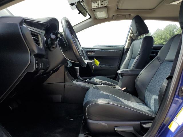 2T1BURHE6EC129438 - 2014 TOYOTA COROLLA L BLUE photo 7