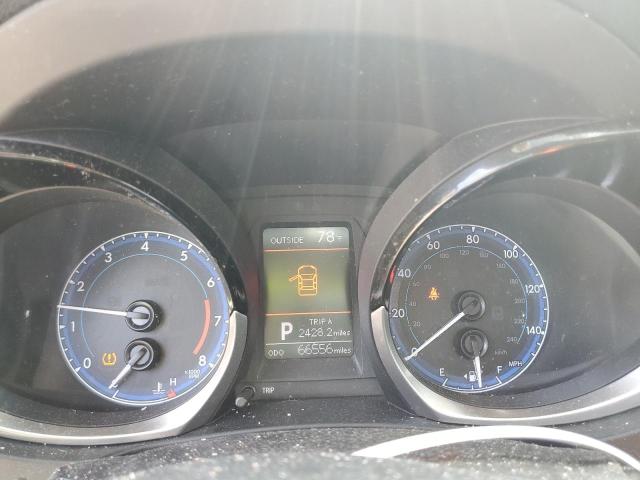 2T1BURHE6EC129438 - 2014 TOYOTA COROLLA L BLUE photo 9