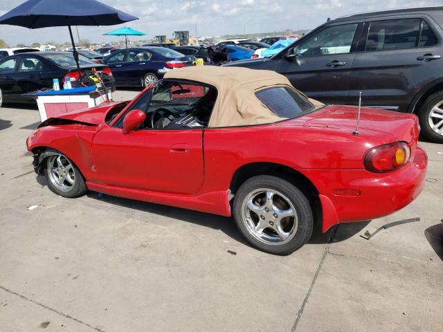 JM1NB3537Y0152759 - 2000 MAZDA MX-5 MIATA BASE RED photo 2