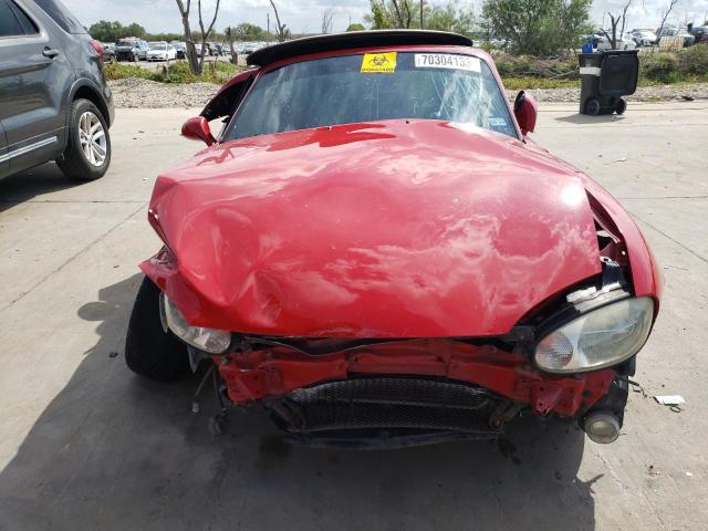 JM1NB3537Y0152759 - 2000 MAZDA MX-5 MIATA BASE RED photo 5