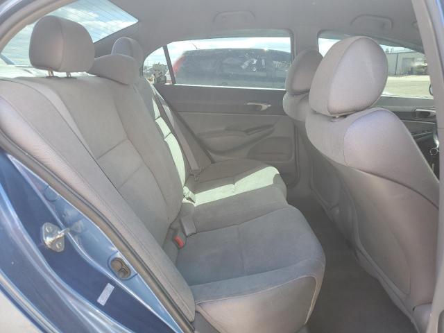 1HGFA16528L057232 - 2008 HONDA CIVIC LX BLUE photo 10