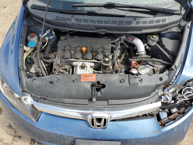1HGFA16528L057232 - 2008 HONDA CIVIC LX BLUE photo 11