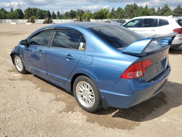 1HGFA16528L057232 - 2008 HONDA CIVIC LX BLUE photo 2