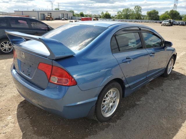 1HGFA16528L057232 - 2008 HONDA CIVIC LX BLUE photo 3