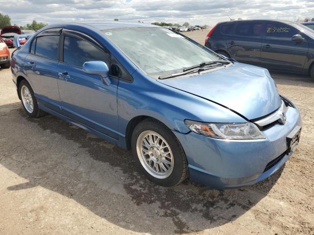 1HGFA16528L057232 - 2008 HONDA CIVIC LX BLUE photo 4