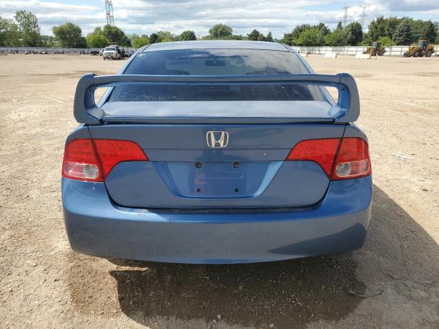 1HGFA16528L057232 - 2008 HONDA CIVIC LX BLUE photo 6