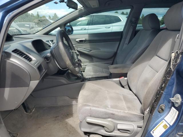 1HGFA16528L057232 - 2008 HONDA CIVIC LX BLUE photo 7