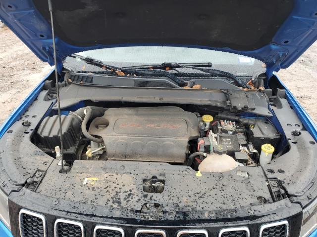 3C4NJCBB5JT233279 - 2018 JEEP COMPASS LATITUDE Көк фото 12