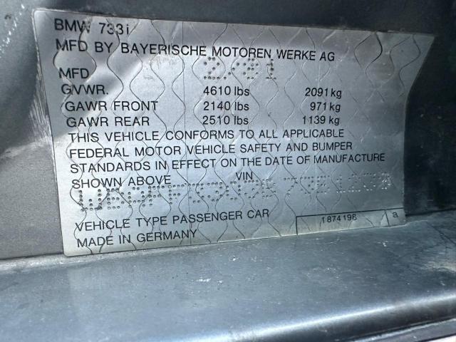 WBAFF3303B7351238 - 1981 BMW 733 I GRAY photo 15