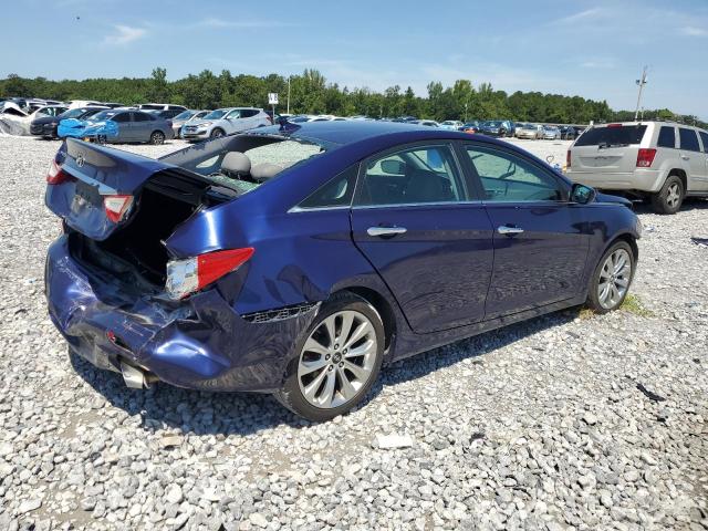 5NPEC4AC9DH533471 - 2013 HYUNDAI SONATA SE ლურჯი ფოტო 3