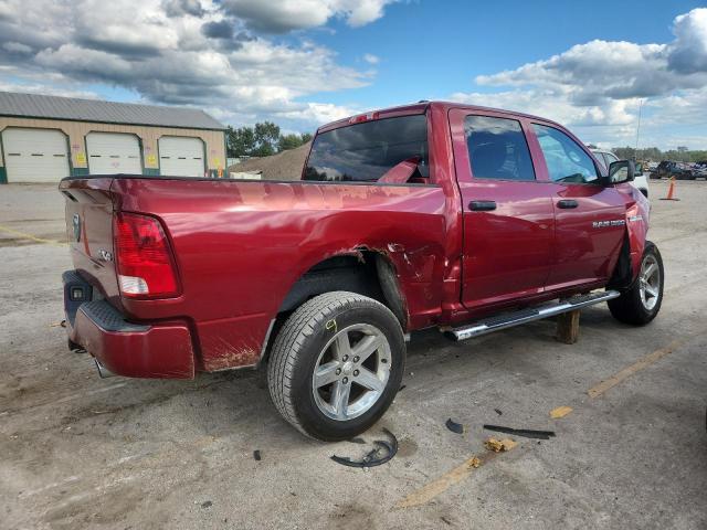 1C6RD7KT8CS144407 - 2012 DODGE RAM 1500 ST MAROON photo 3
