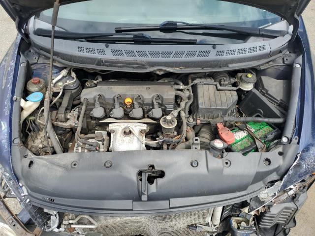 2HGFA16948H507575 - 2008 HONDA CIVIC EXL BLUE photo 11