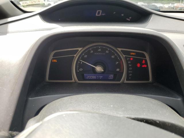 2HGFA16948H507575 - 2008 HONDA CIVIC EXL BLUE photo 9