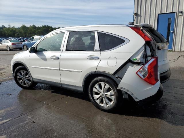 5J6RM4H72DL030166 - 2013 HONDA CR-V EXL WHITE photo 2
