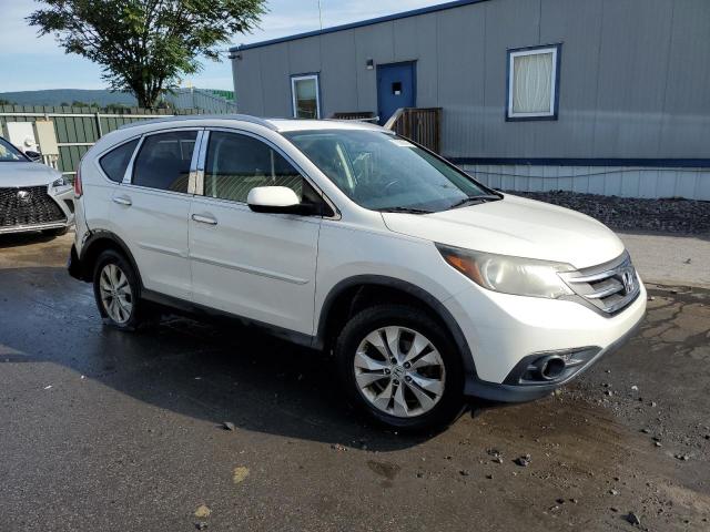 5J6RM4H72DL030166 - 2013 HONDA CR-V EXL WHITE photo 4