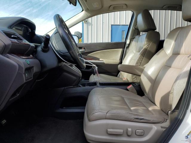 5J6RM4H72DL030166 - 2013 HONDA CR-V EXL WHITE photo 7