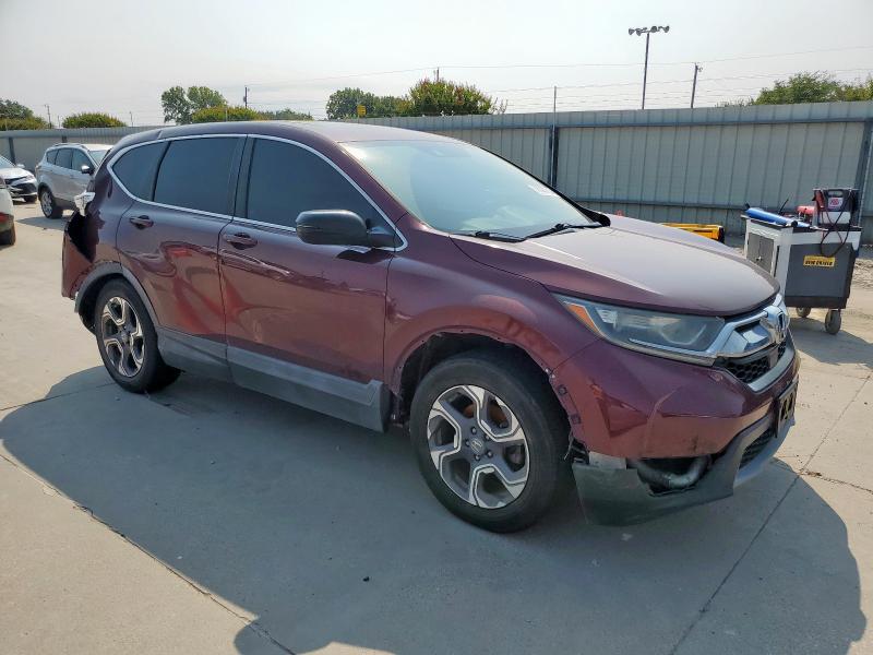 7FARW1H52HE048144 - 2017 HONDA CR-V EX BURGUNDY photo 4