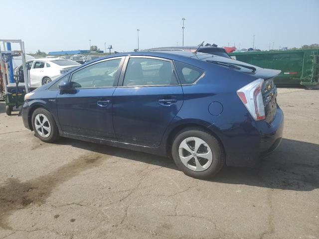 JTDKN3DU7F1916959 - 2015 TOYOTA PRIUS BLUE photo 2