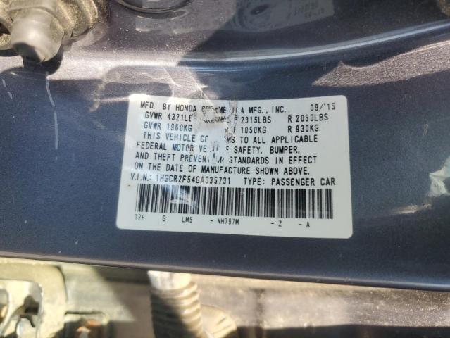 1HGCR2F54GA035731 - 2016 HONDA ACCORD SPORT 灰色 照片 13