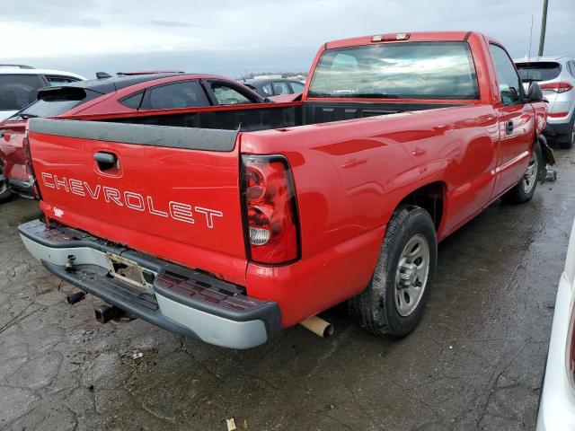 3GCEC14XX7G244299 - 2007 CHEVROLET SILVERADO C1500 CLASSIC RED photo 3