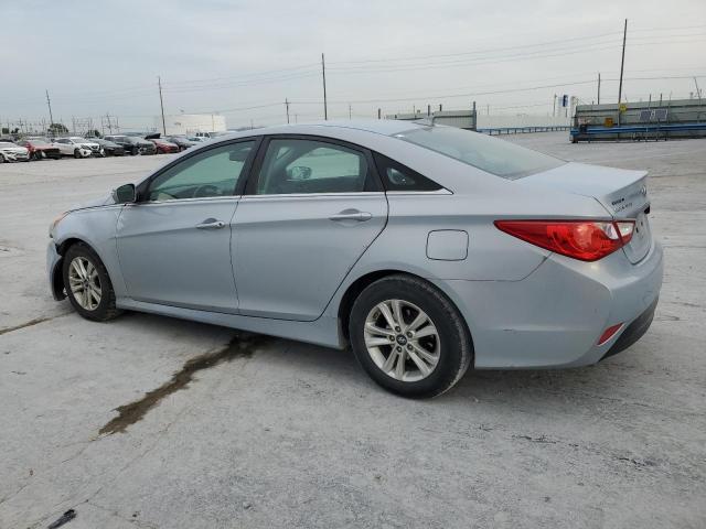 5NPEB4AC6EH852928 - 2014 HYUNDAI SONATA GLS BLUE photo 2