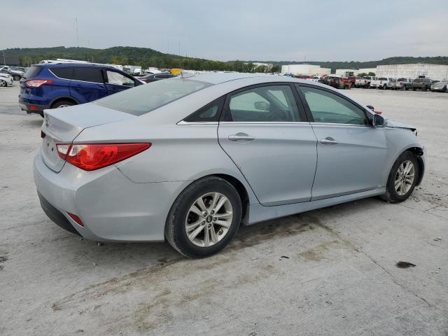 5NPEB4AC6EH852928 - 2014 HYUNDAI SONATA GLS BLUE photo 3