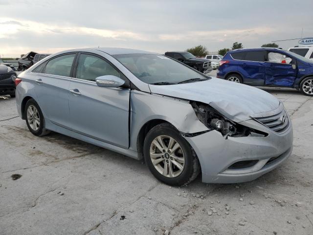 5NPEB4AC6EH852928 - 2014 HYUNDAI SONATA GLS BLUE photo 4