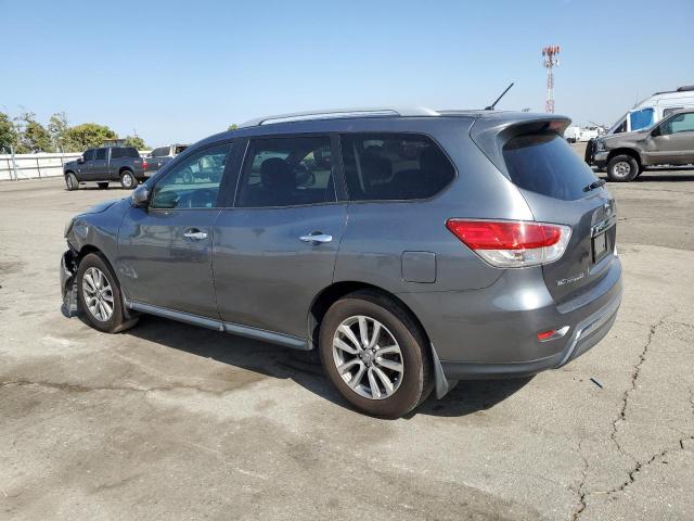 5N1AR2MN0FC713835 - 2015 NISSAN PATHFINDER S GRAY photo 2