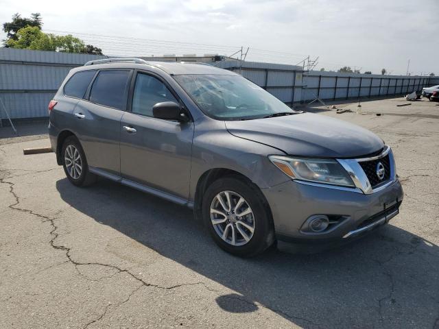 5N1AR2MN0FC713835 - 2015 NISSAN PATHFINDER S GRAY photo 4