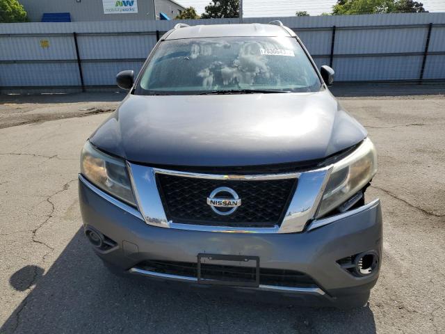 5N1AR2MN0FC713835 - 2015 NISSAN PATHFINDER S GRAY photo 5